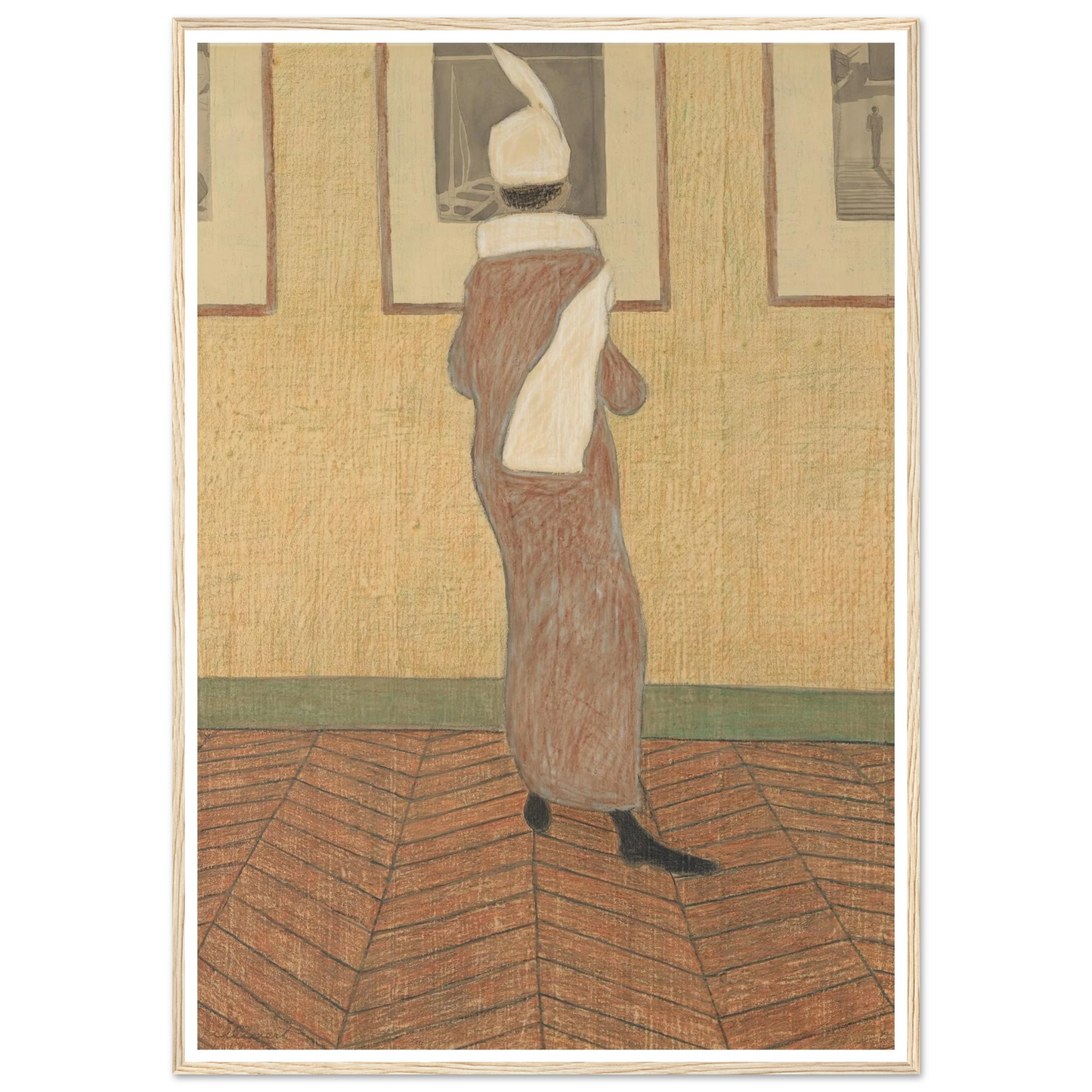 Dame in expositie (1912) Art Print | Leon Spilliaert-Quipham Collections