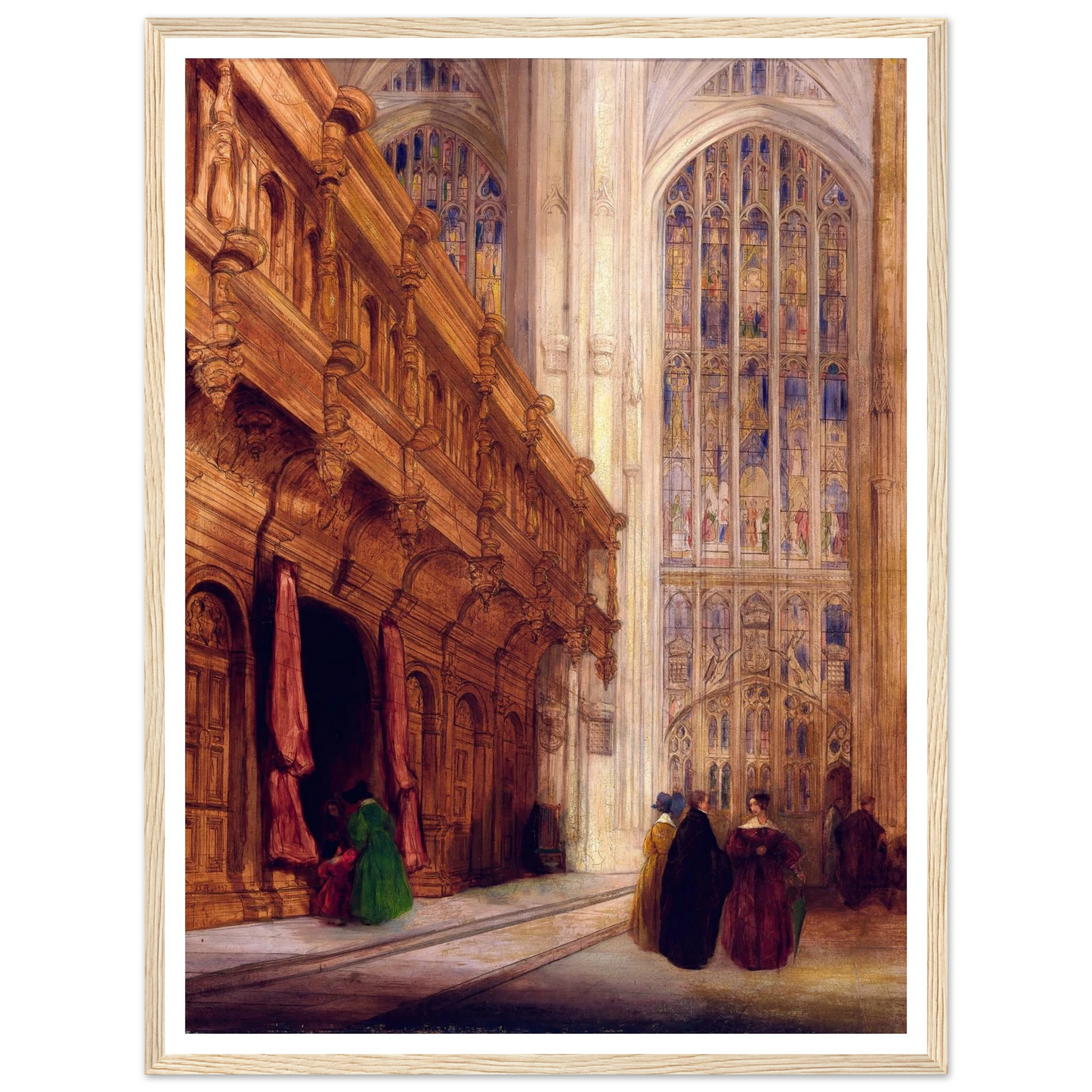 King’s College Chapel–Cambridge Art Print | David Roberts-Quipham Collections