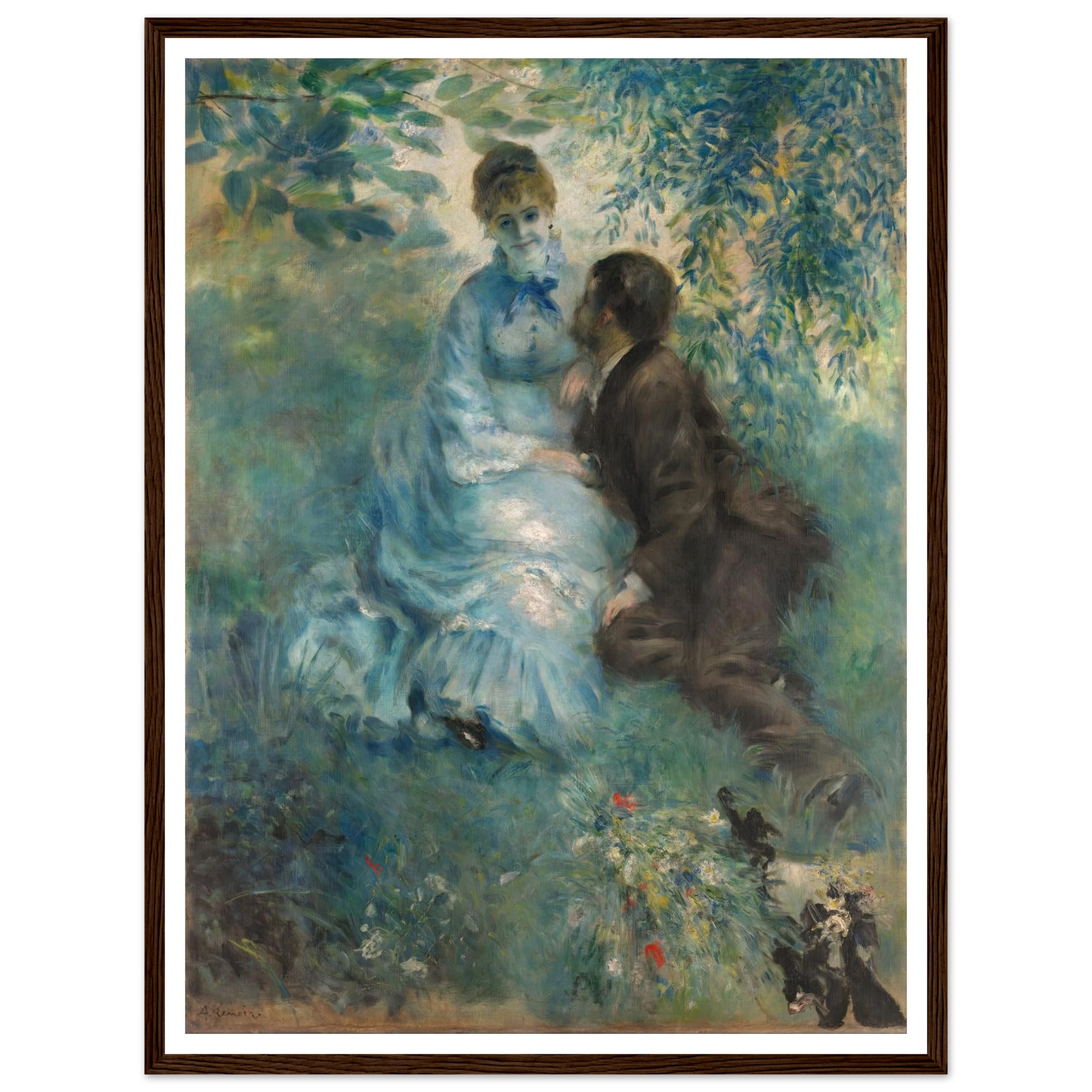 Lovers (1875) Art Print | Pierre Auguste Renoir-Quipham Collections