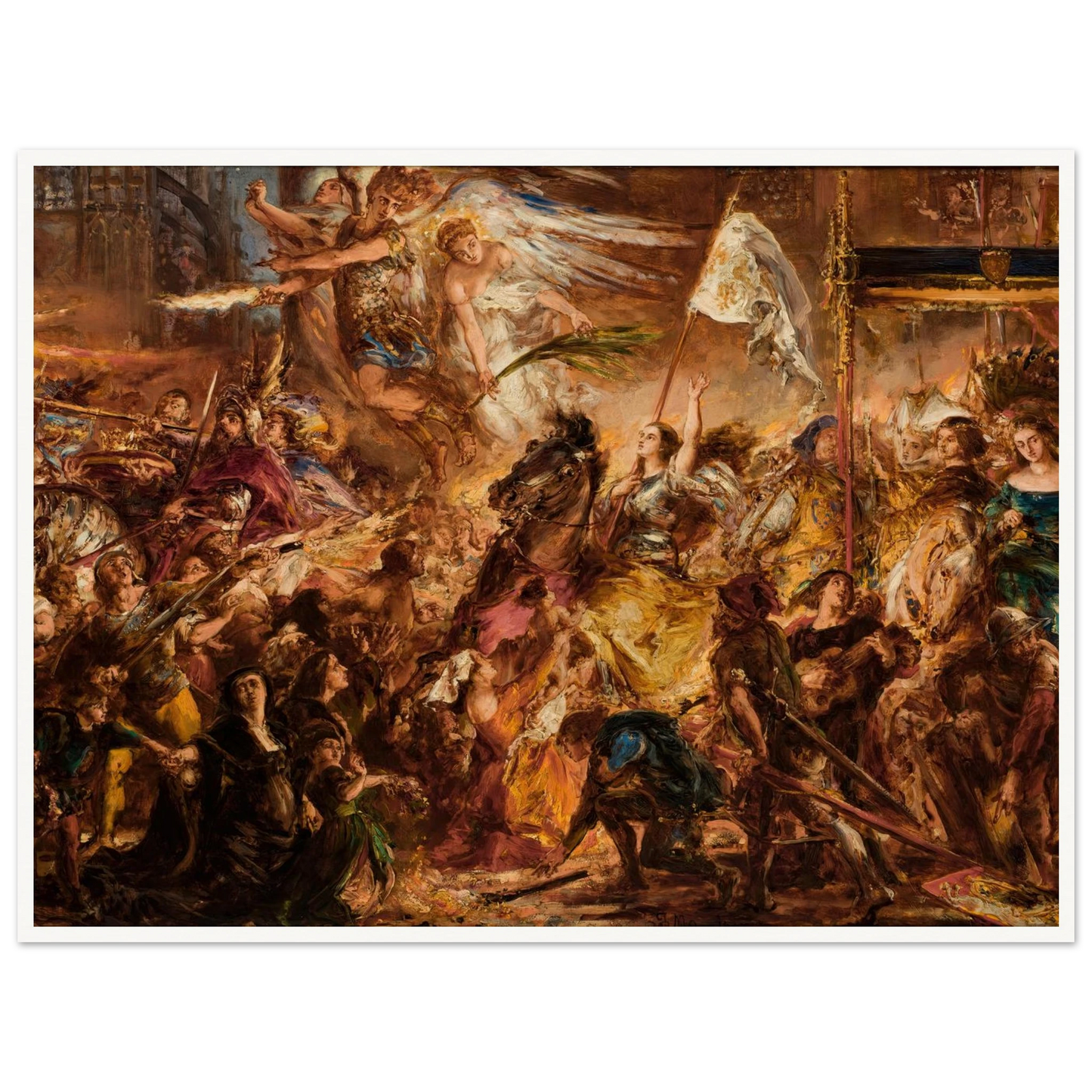 The Maid of Orleans (1883) Art Print | Jan Matejko-Quipham Collections