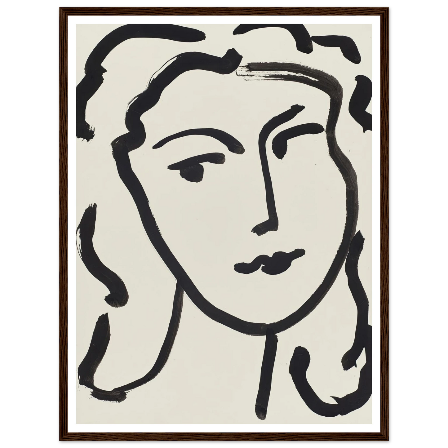 Visage de femme (1948) Art Print | Henri Matisse-Quipham Collections