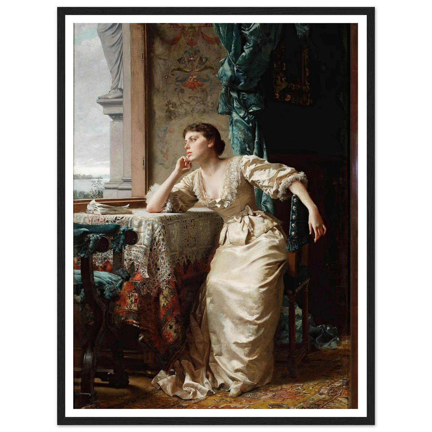 Reverie (1883) Art Print | Wladyslaw Czachorski-Quipham Collections