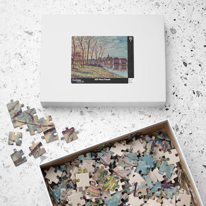 Vue de Moret Puzzle | Alfred Sisley-Quipham Collections