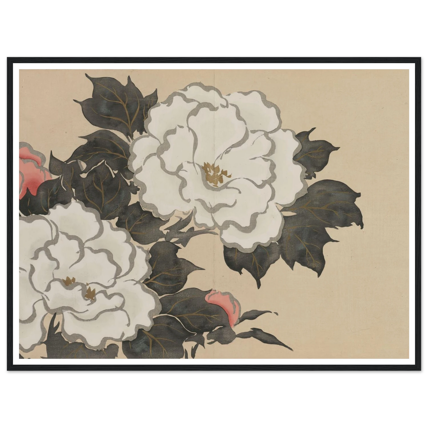 Peonies (Fukamigusa) (1909-1910) Art Print | Kamisaka Sekka-Quipham Collections