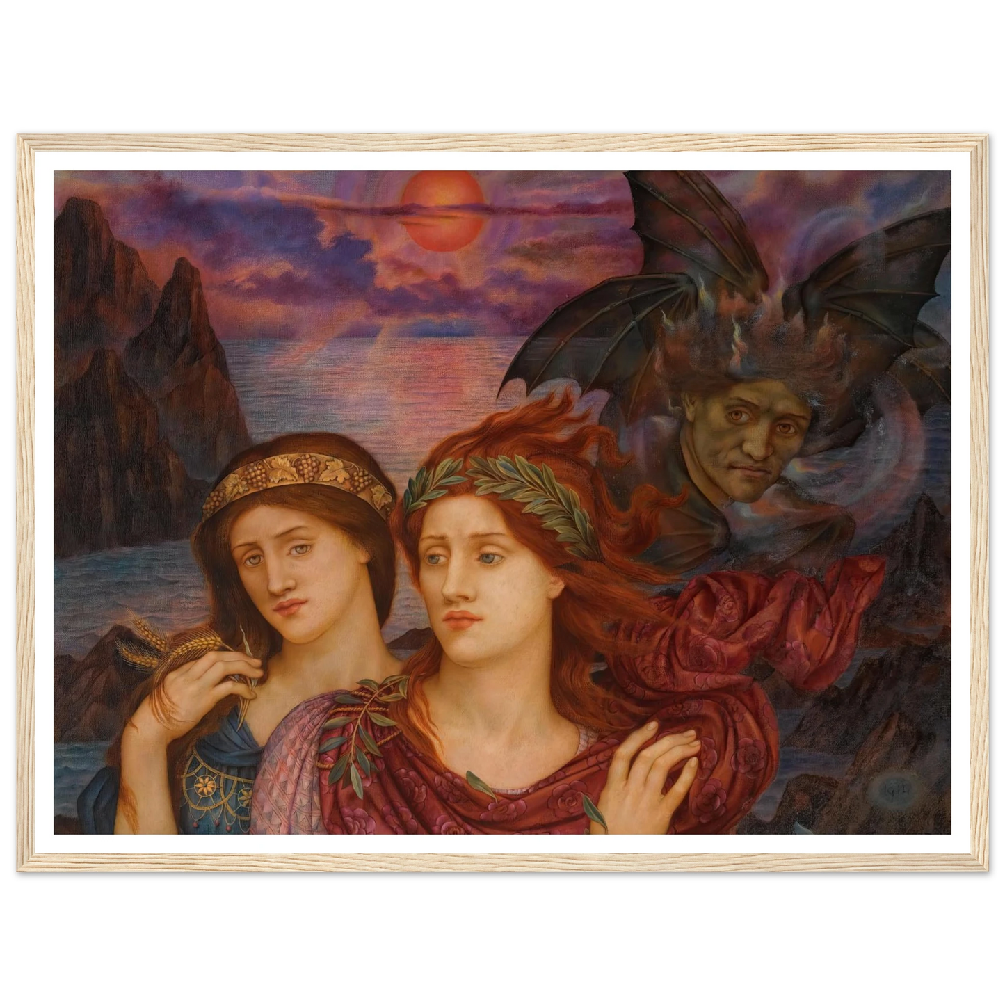 The Vision (1914) Art Print | Evelyn de Morgan-Quipham Collections