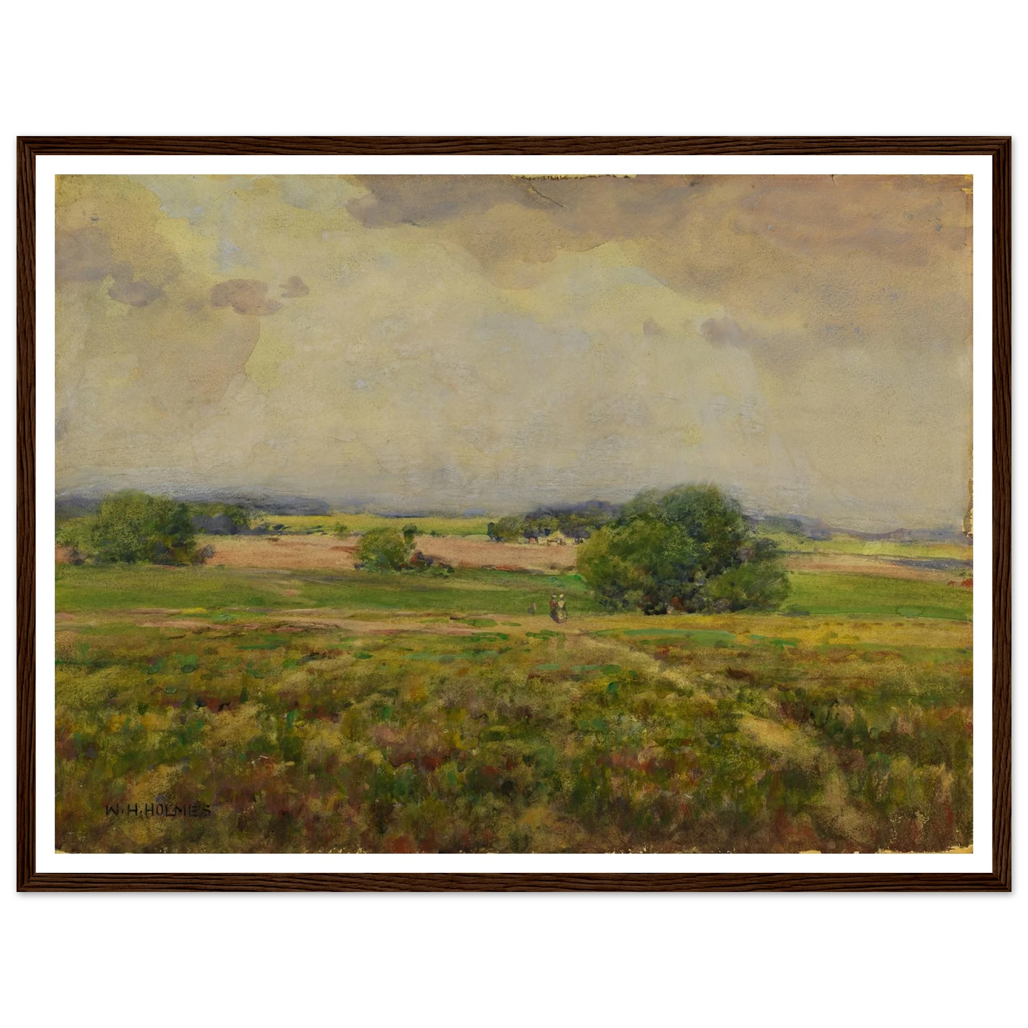 Over The Maryland Fields Art Print | William Henry Holmes-Quipham Collections
