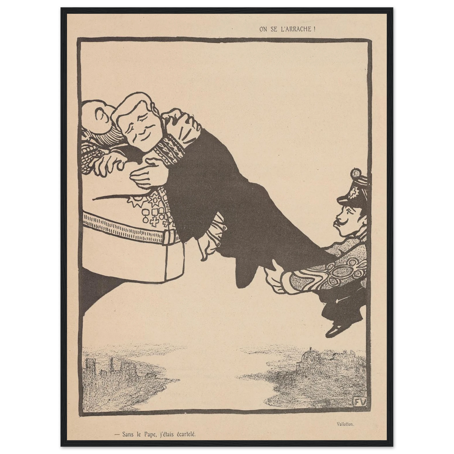 25 juillet 1903. Art Print | Felix Vallotton-Quipham Collections