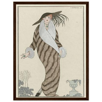Manteau de Zibelin (1912) Art Print | George Barbier-Quipham Collections