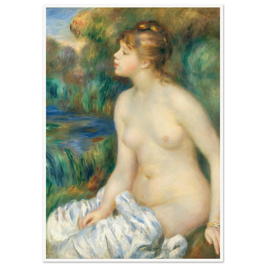Bather (1891) Art Print | Pierre Auguste Renoir-Quipham Collections