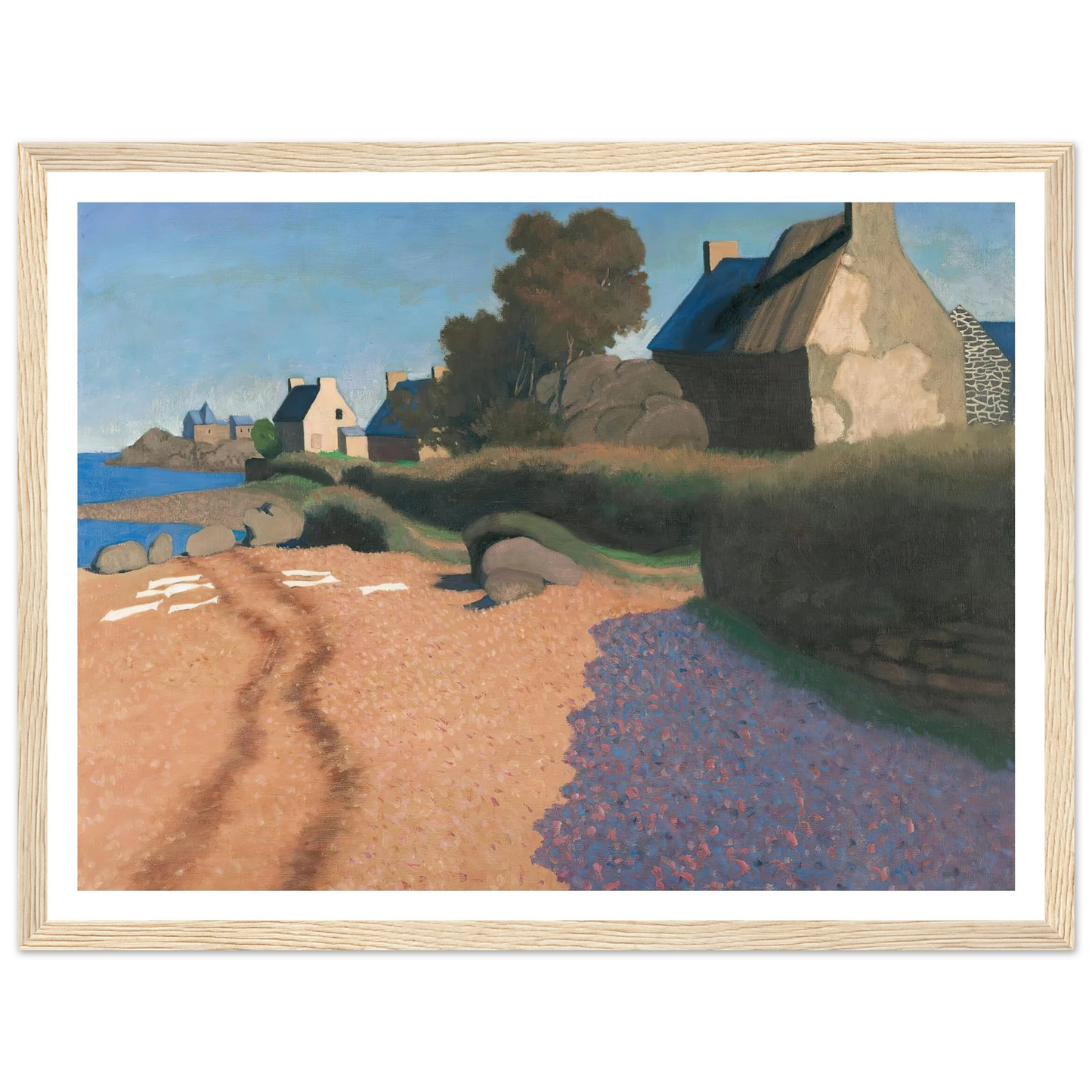 Landscape At Loguivy (1923) Art Print | Felix Vallotton-Quipham Collections