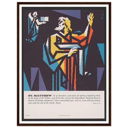 St. Matthew (1962) Art Print | Joseph Binder-Quipham Collections