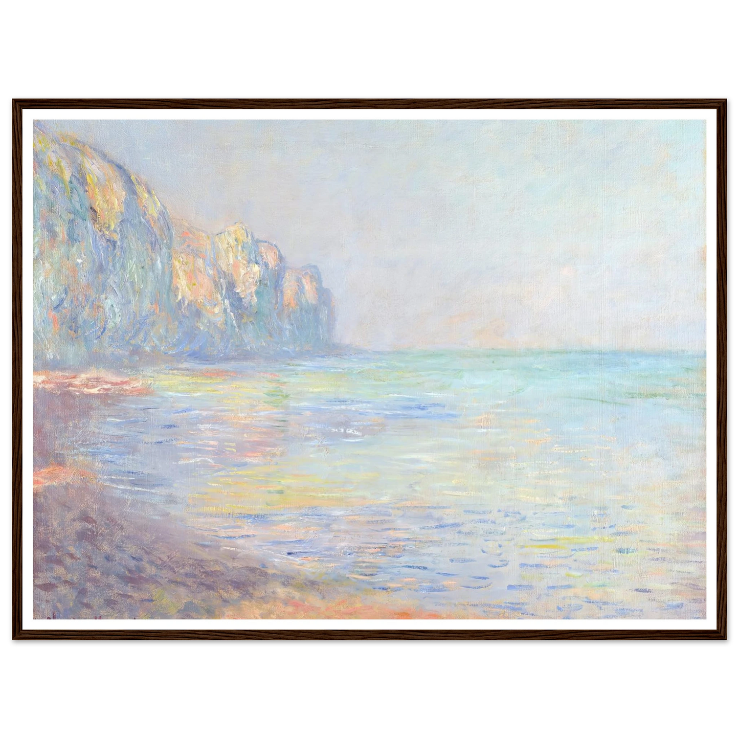 Le Matin, temps brumeux, Pourville (Misty Morning at Pourville) (1882) Art Print | Claude Monet-Quipham Collections