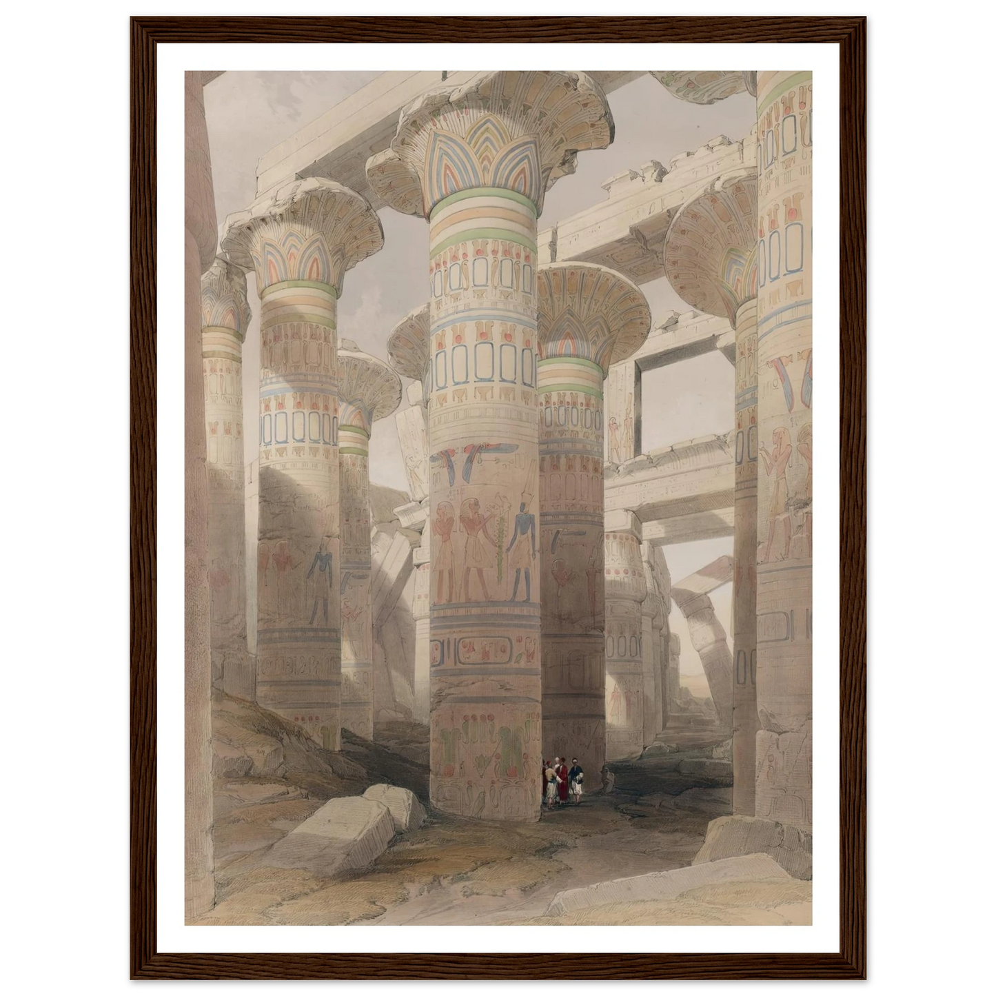 Karnac [Karnak]. Nov. 29th, 1838 (1846-1849) Art Print | David Roberts-Quipham Collections