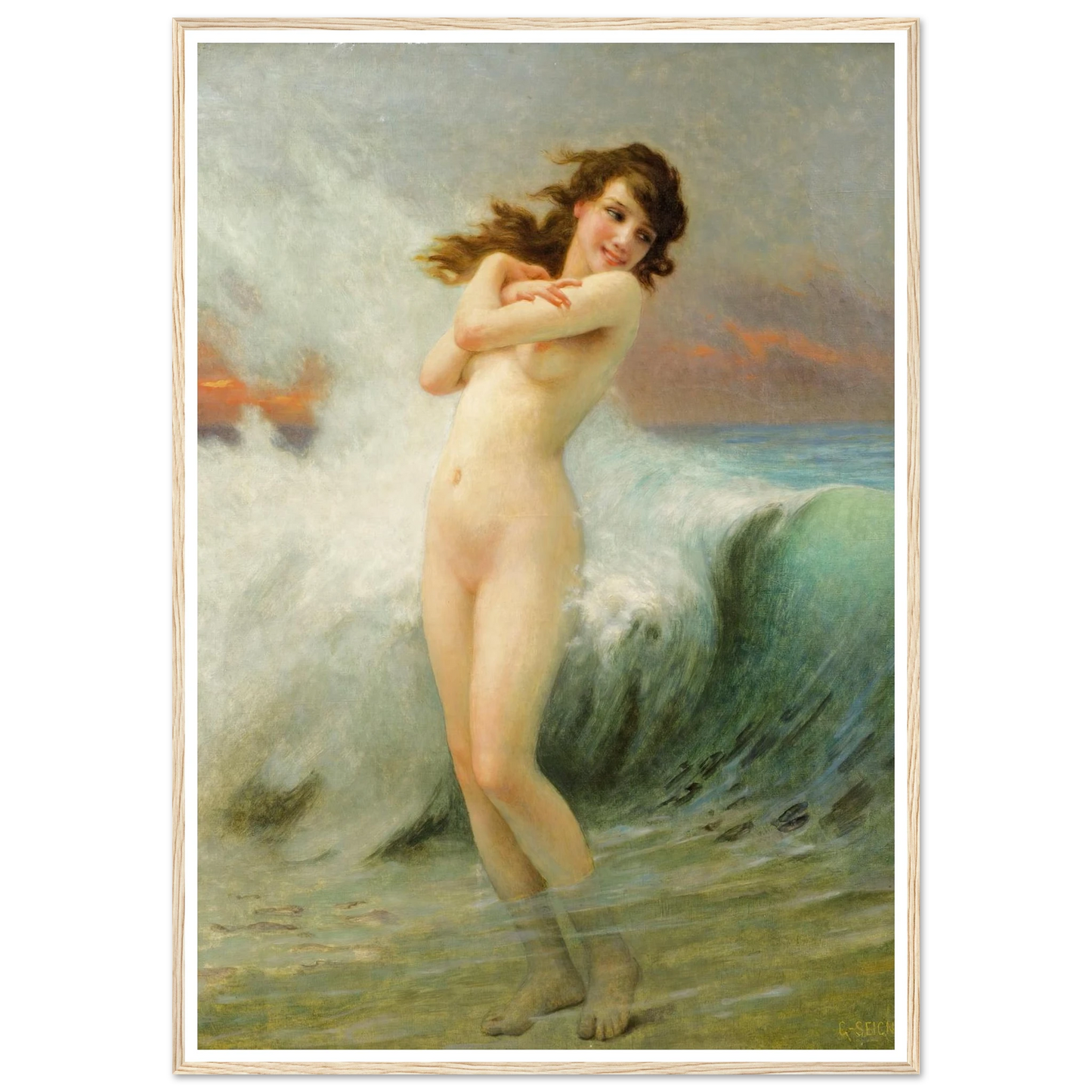 The Wave Art Print | Guillaume Seignac-Quipham Collections