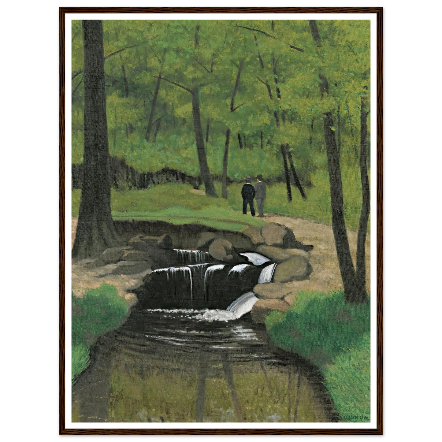 The Woods Of Boulogne (1921) Art Print | Felix Vallotton-Quipham Collections