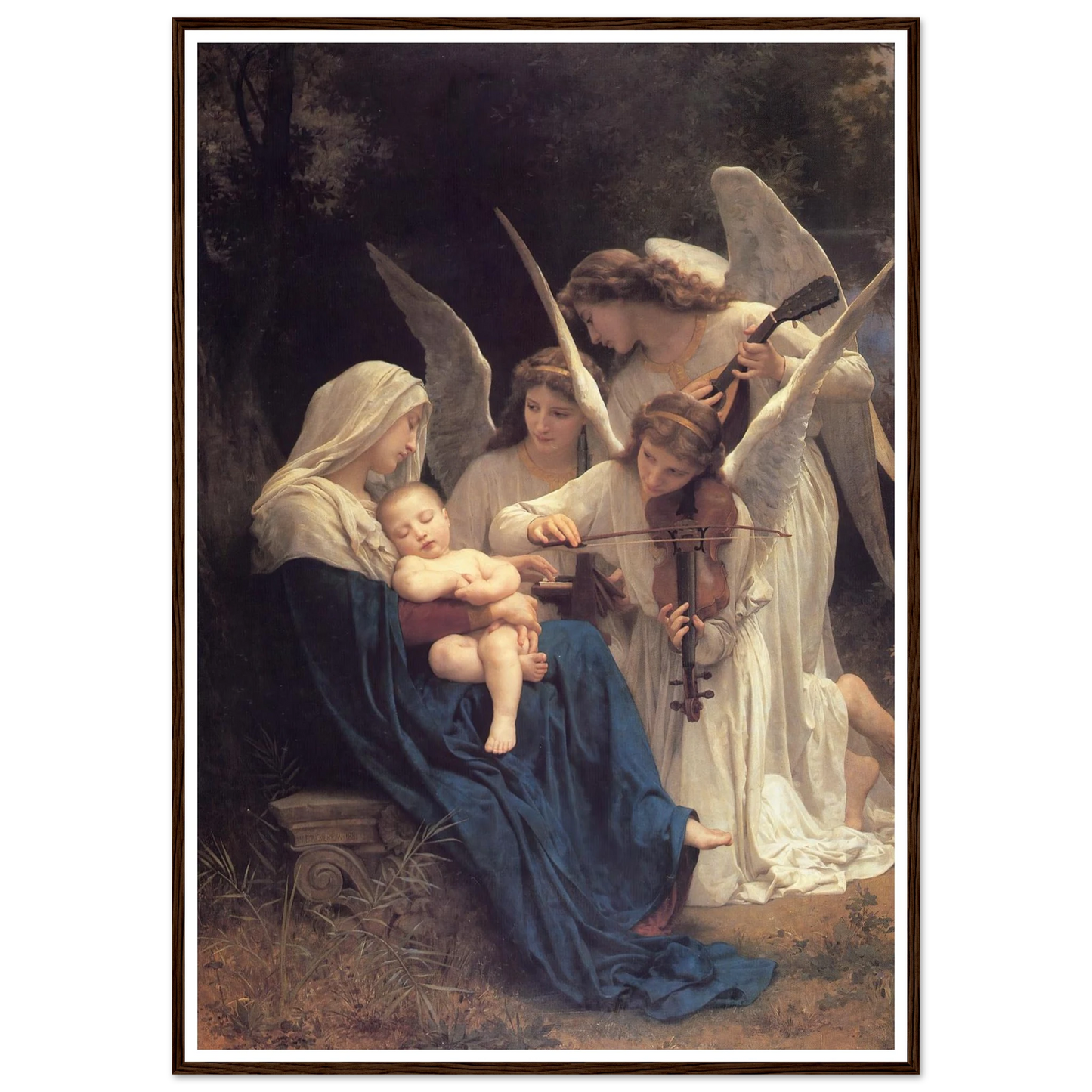 The song of the angels (1881) Art Print | William Bouguereau-Quipham Collections