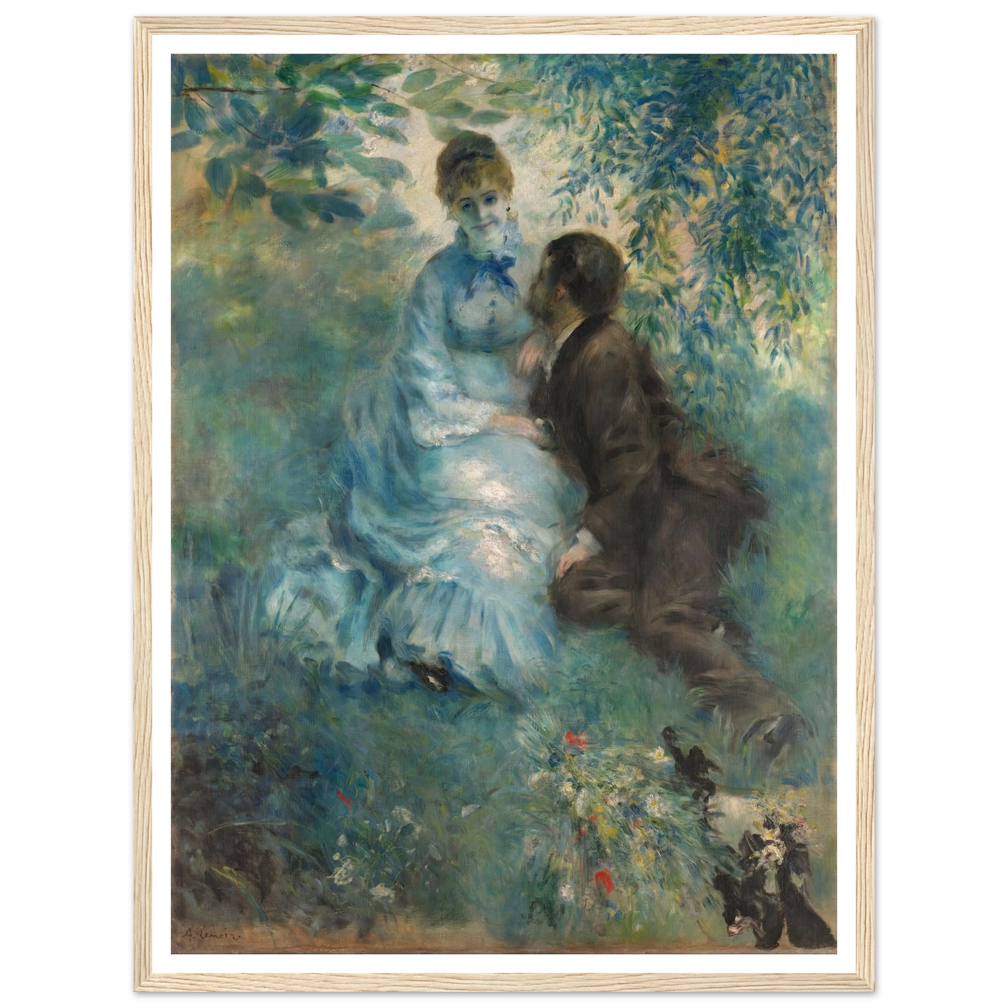 Lovers (1875) Art Print | Pierre Auguste Renoir-Quipham Collections