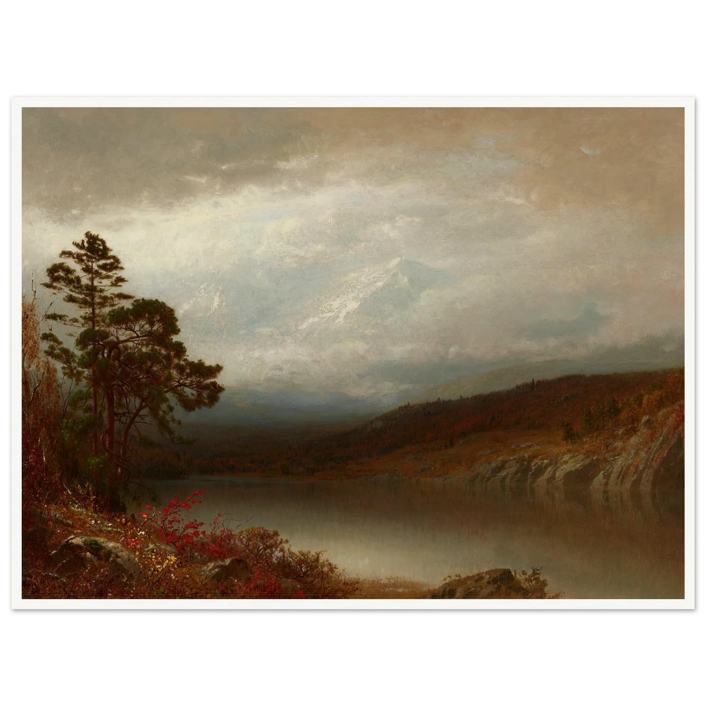 Autumn in the Adirondacks (c. 1872-73) Art Print | Alexander Helwig Wyant-Quipham Collections
