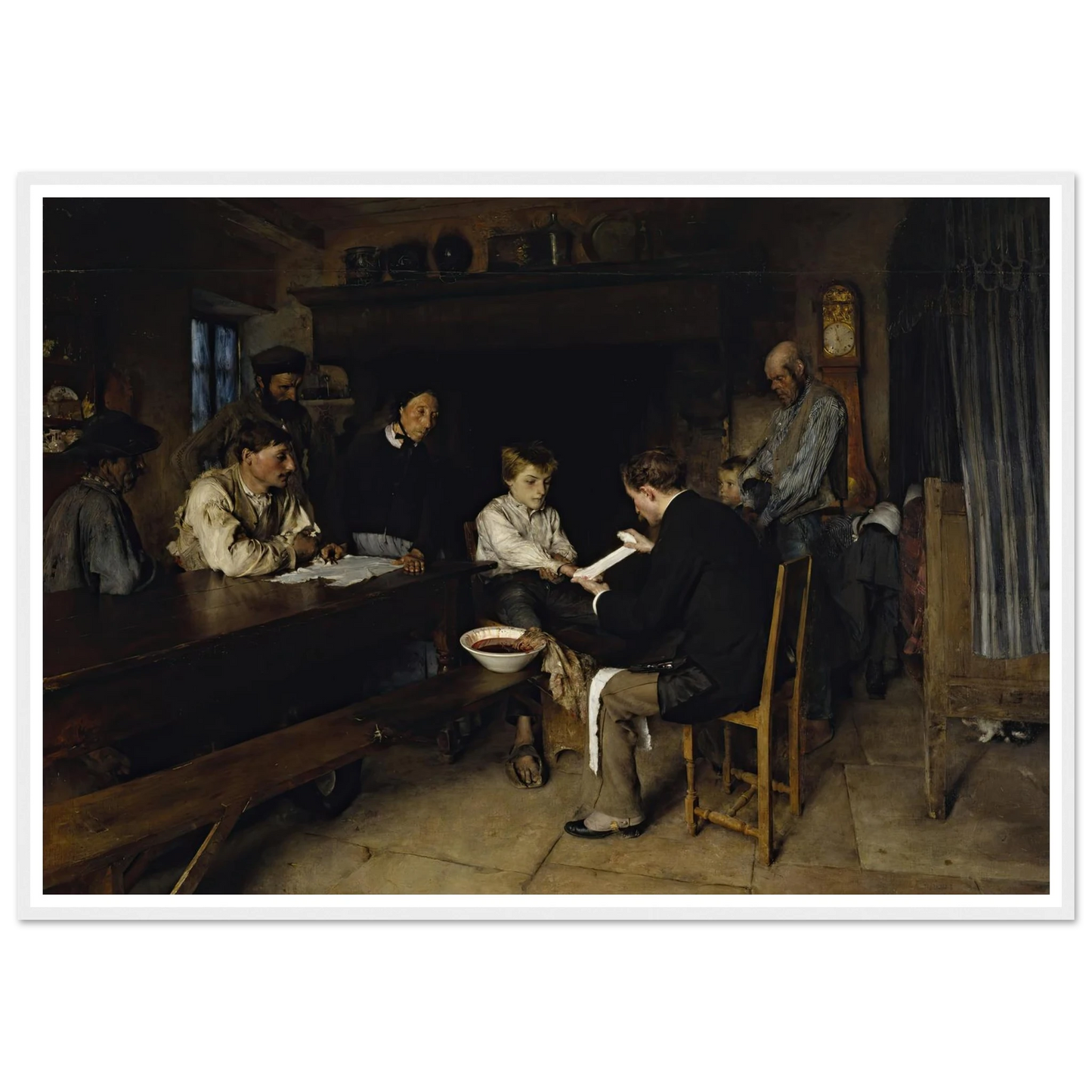 An Accident (1879) Art Print | Pascal Adolphe Jean Dagnan Bouveret-Quipham Collections