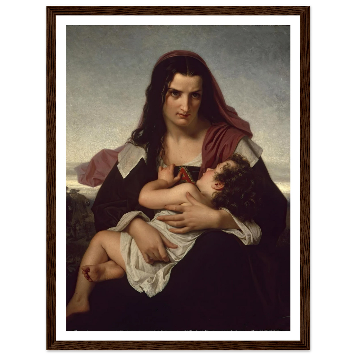 The Scarlet Letter (1861) Art Print | Hugues Merle-Quipham Collections