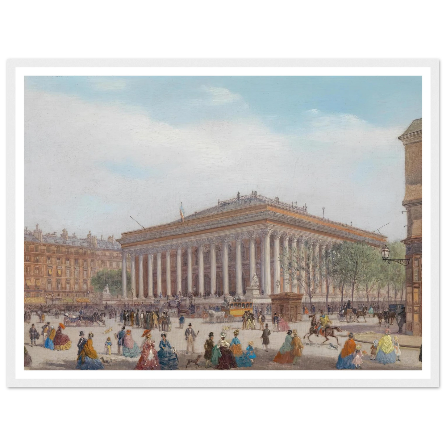 Paris Bourse Art Print | Carlo Bossoli-Quipham Collections