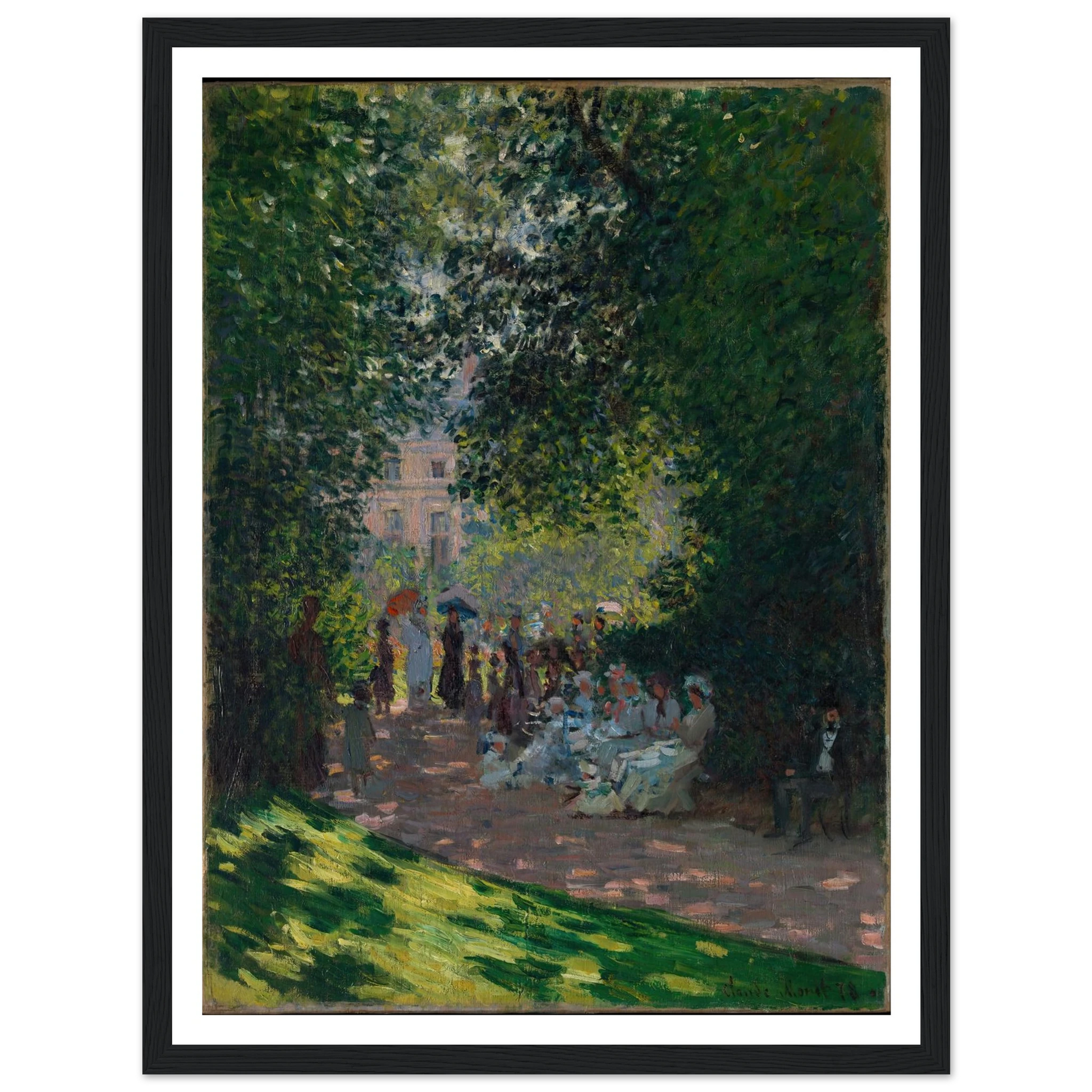 The Parc Monceau (1878) Art Print | Claude Monet-Quipham Collections