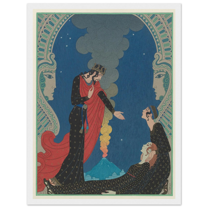 Empedocles and Panthea (1929) Art Print | George Barbier-Quipham Collections