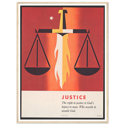 Justice (1957) Art Print | Joseph Binder-Quipham Collections