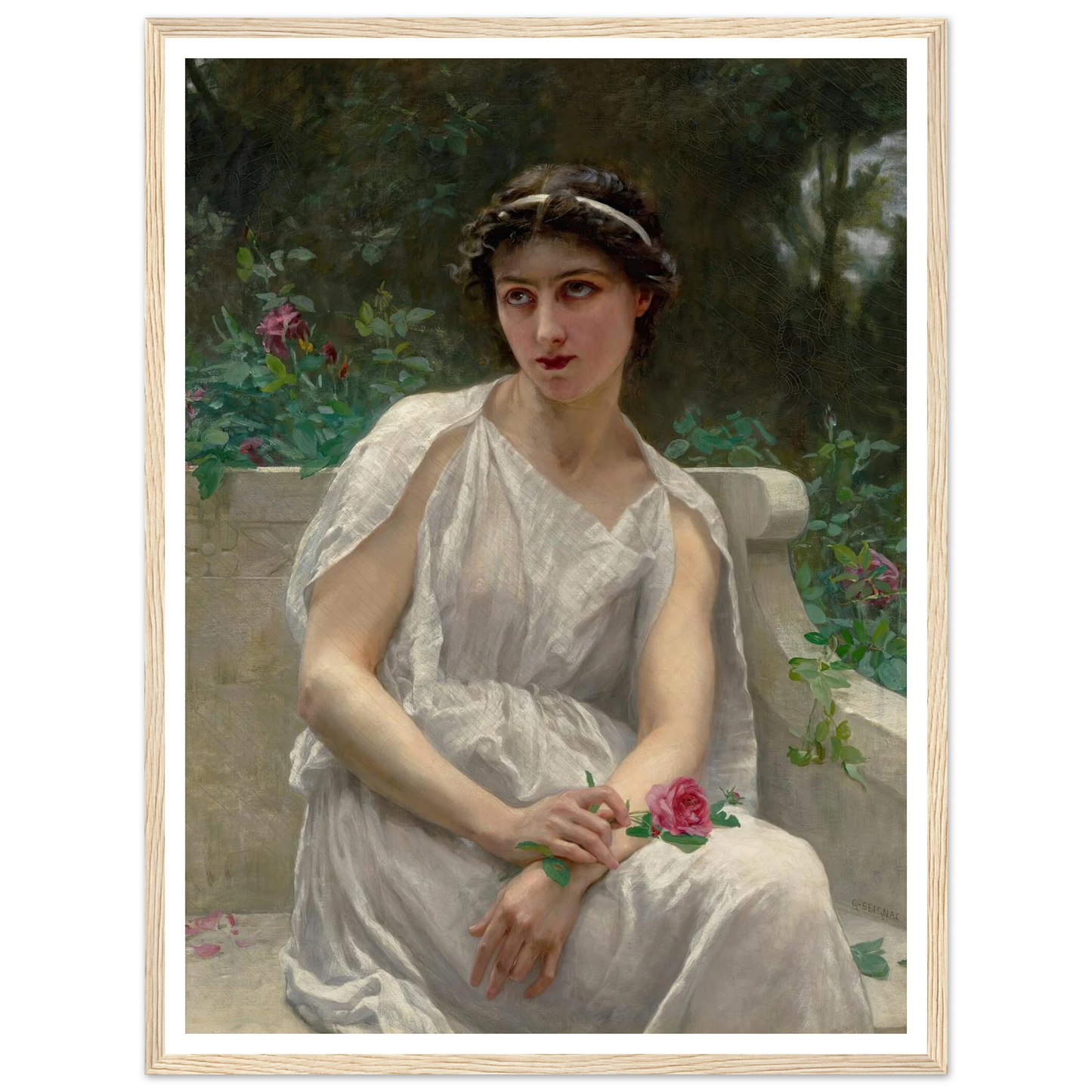 The Red Rose Art Print | Guillaume Seignac-Quipham Collections