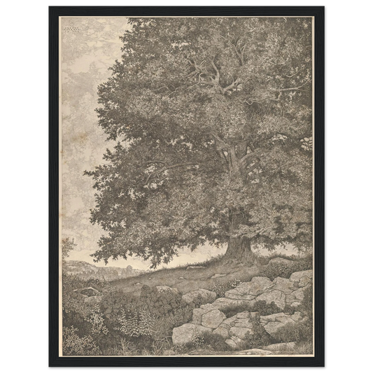 The Monarch (1909-1925) Art Print | Ernest Haskell - Framed Poster - 30x40 cm / 12x16″ - Black frame