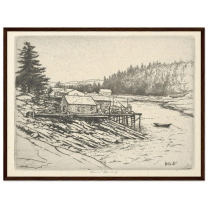 Carrying Place (1923) Art Print | Ernest Haskell-Quipham Collections