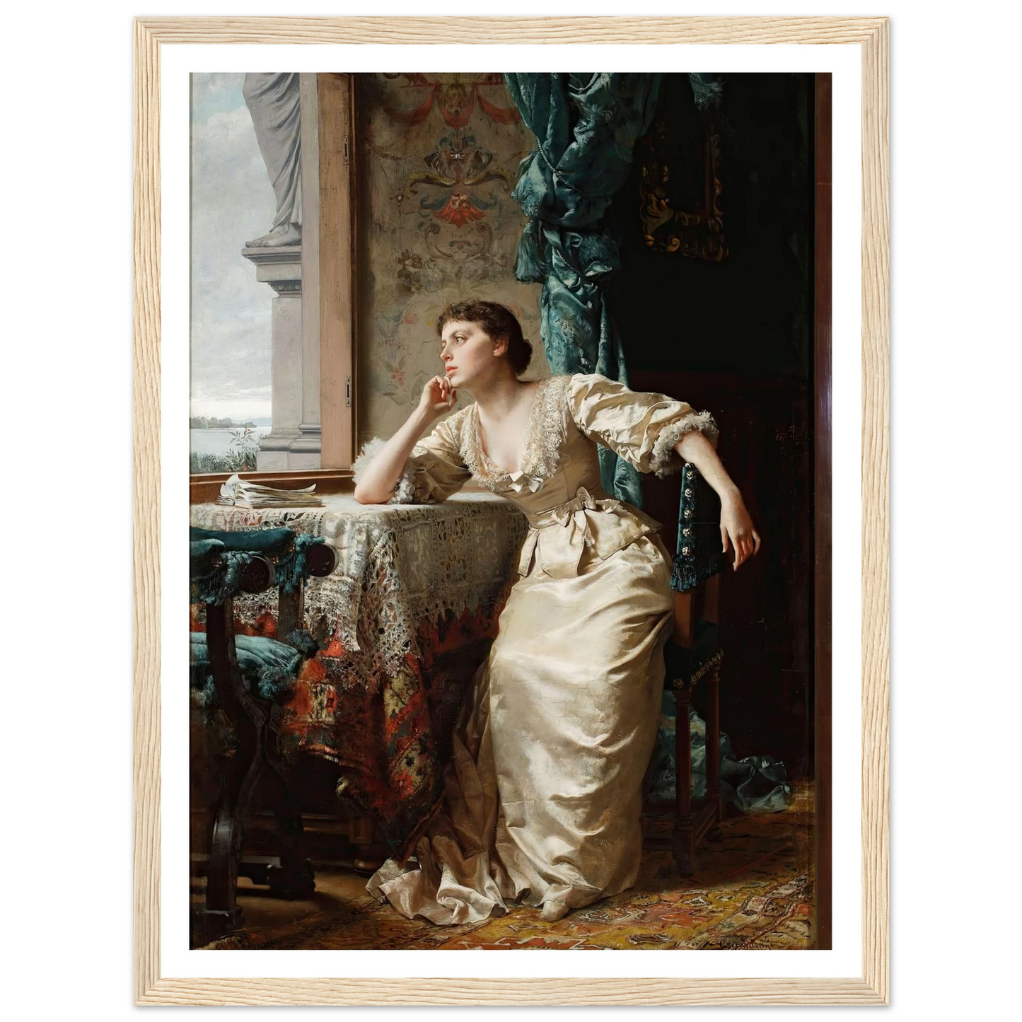 Reverie (1883) Art Print | Wladyslaw Czachorski-Quipham Collections