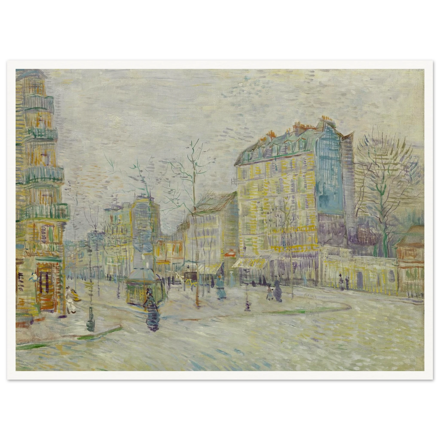 Boulevard de Clichy (1887) Art Print | Vincent van Gogh-Quipham Collections