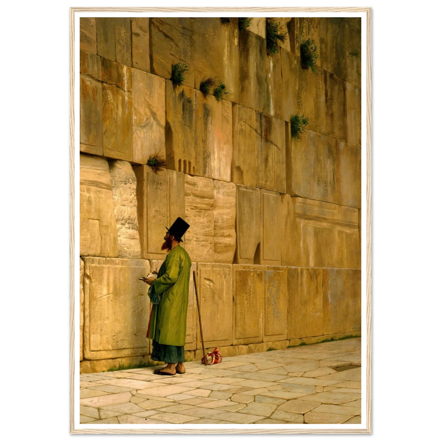 The Wailing Wall Art Print | Jean Leon Gerome-Quipham Collections
