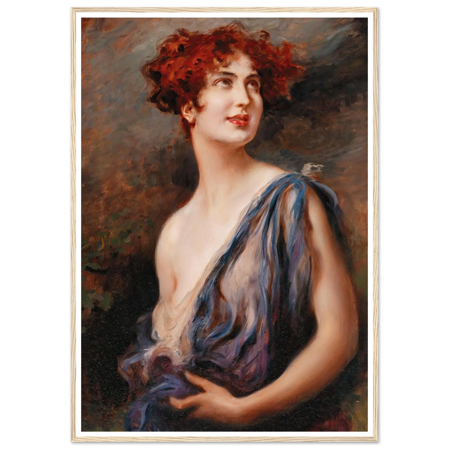 Young Beauty Art Print | Leopold Schmutzler-Quipham Collections