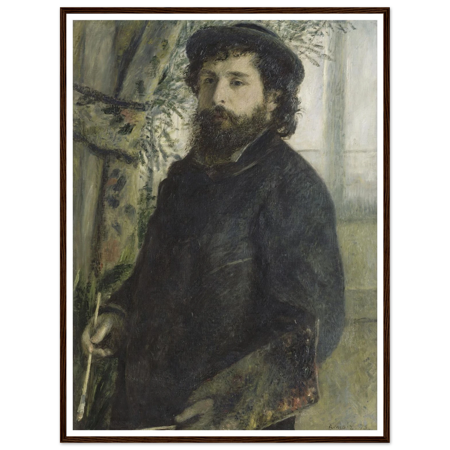 Claude Monet (1875) Art Print | Pierre Auguste Renoir-Quipham Collections