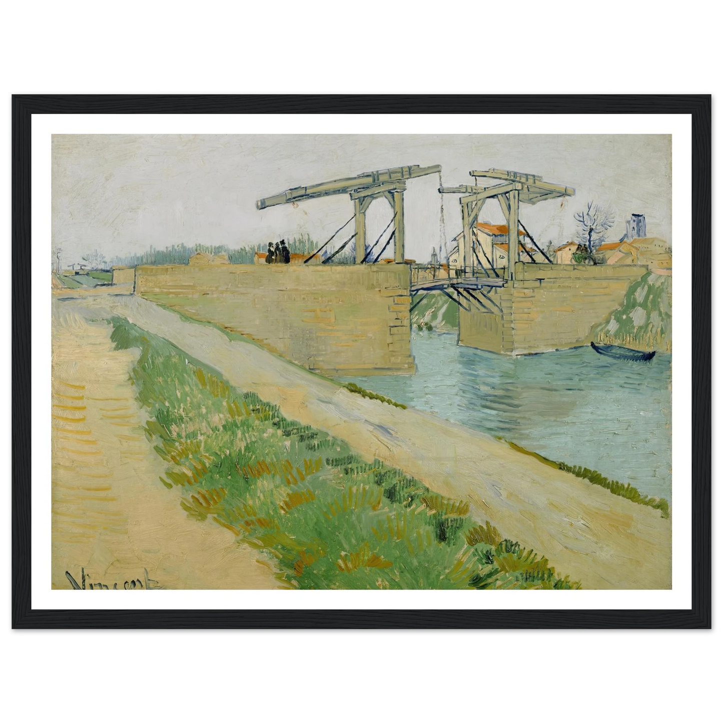 The Langlois bridge (1888) Art Print | Vincent van Gogh-Quipham Collections