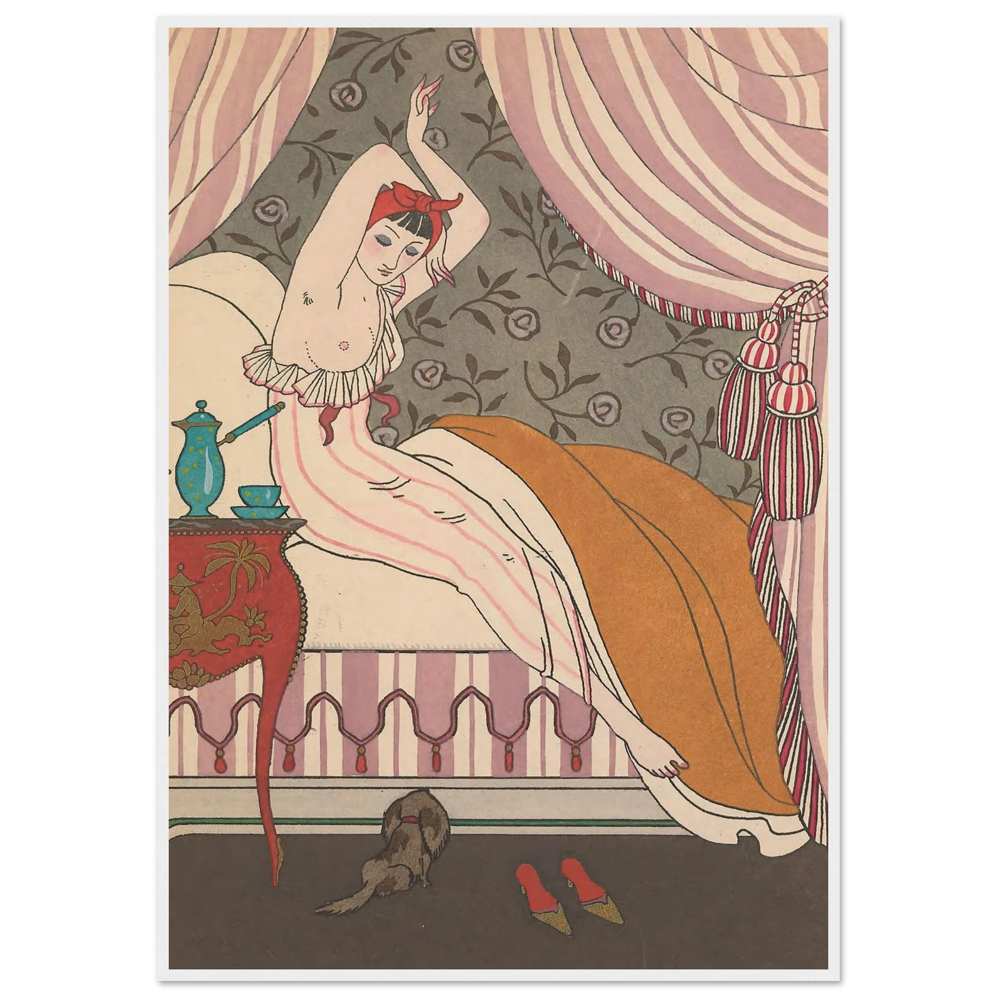 La Belle Matineuse (1914) Art Print | George Barbier-Quipham Collections