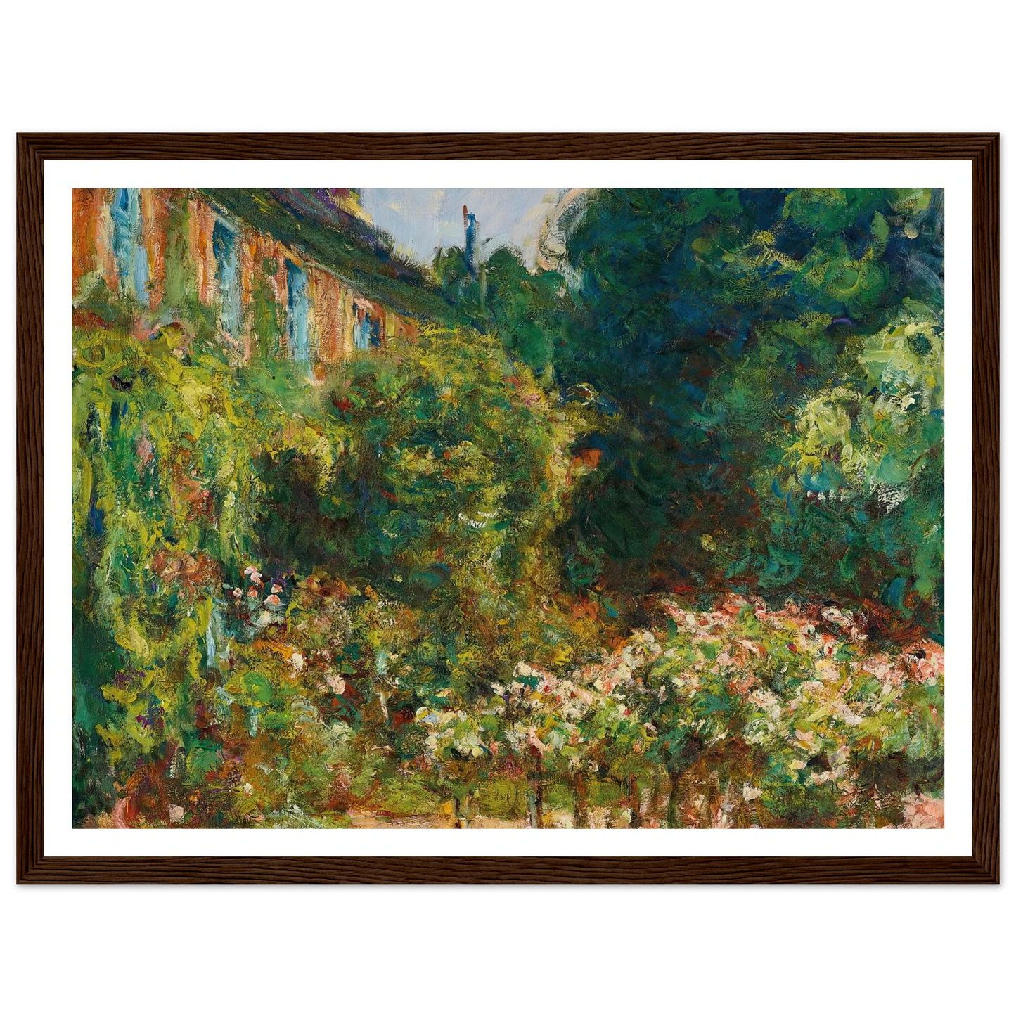 La maison de l’artiste à Giverny (1912) Art Print | Claude Monet-Quipham Collections