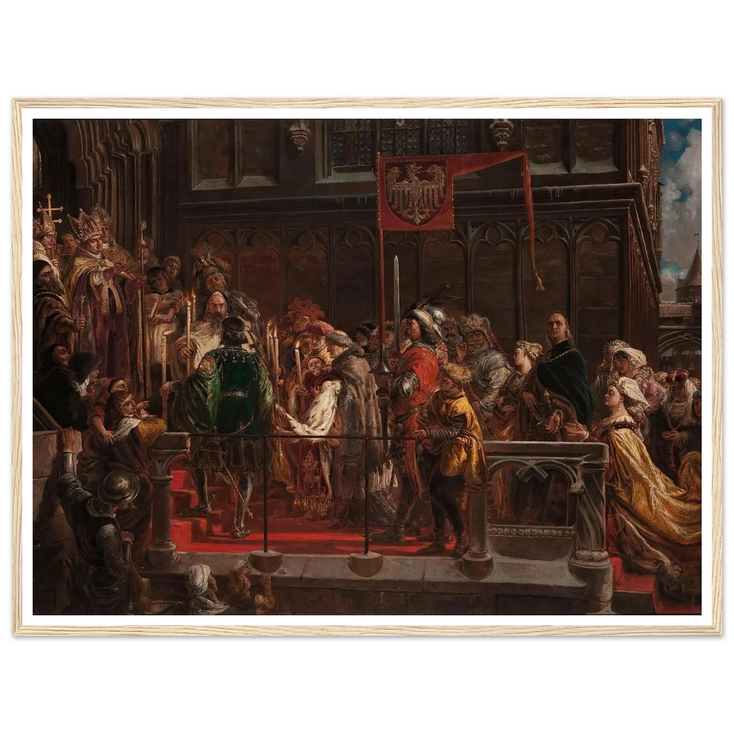 Baptism of Władysław Warneńczyk, 18 February 1425 (1881) Art Print | Jan Matejko-Quipham Collections