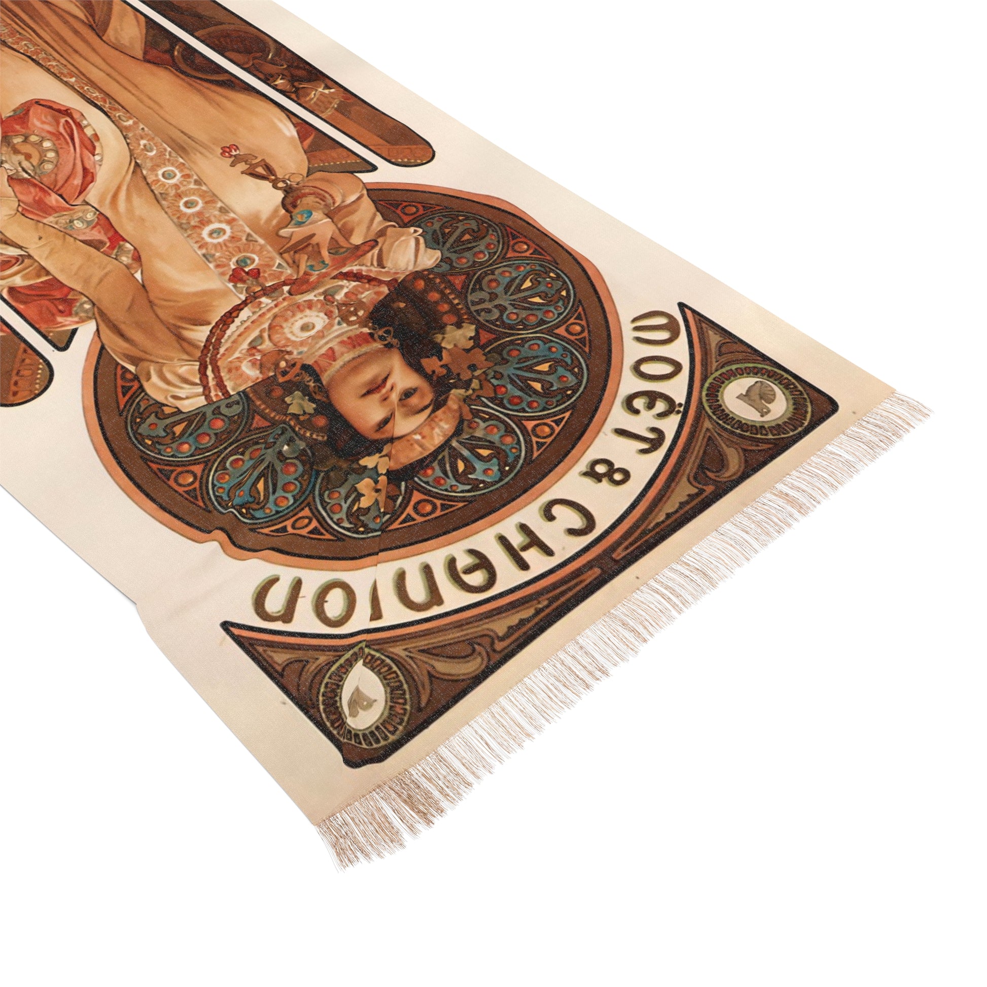 Moet & Chandon Crémant Impérial | Alphonse Mucha Scarf – Art Nouveau Scarf-Quipham Collections