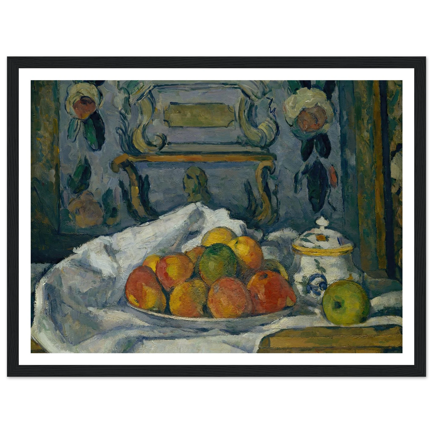 Dish of Apples (ca. 1876–77) Art Print | Paul Cezanne-Quipham Collections