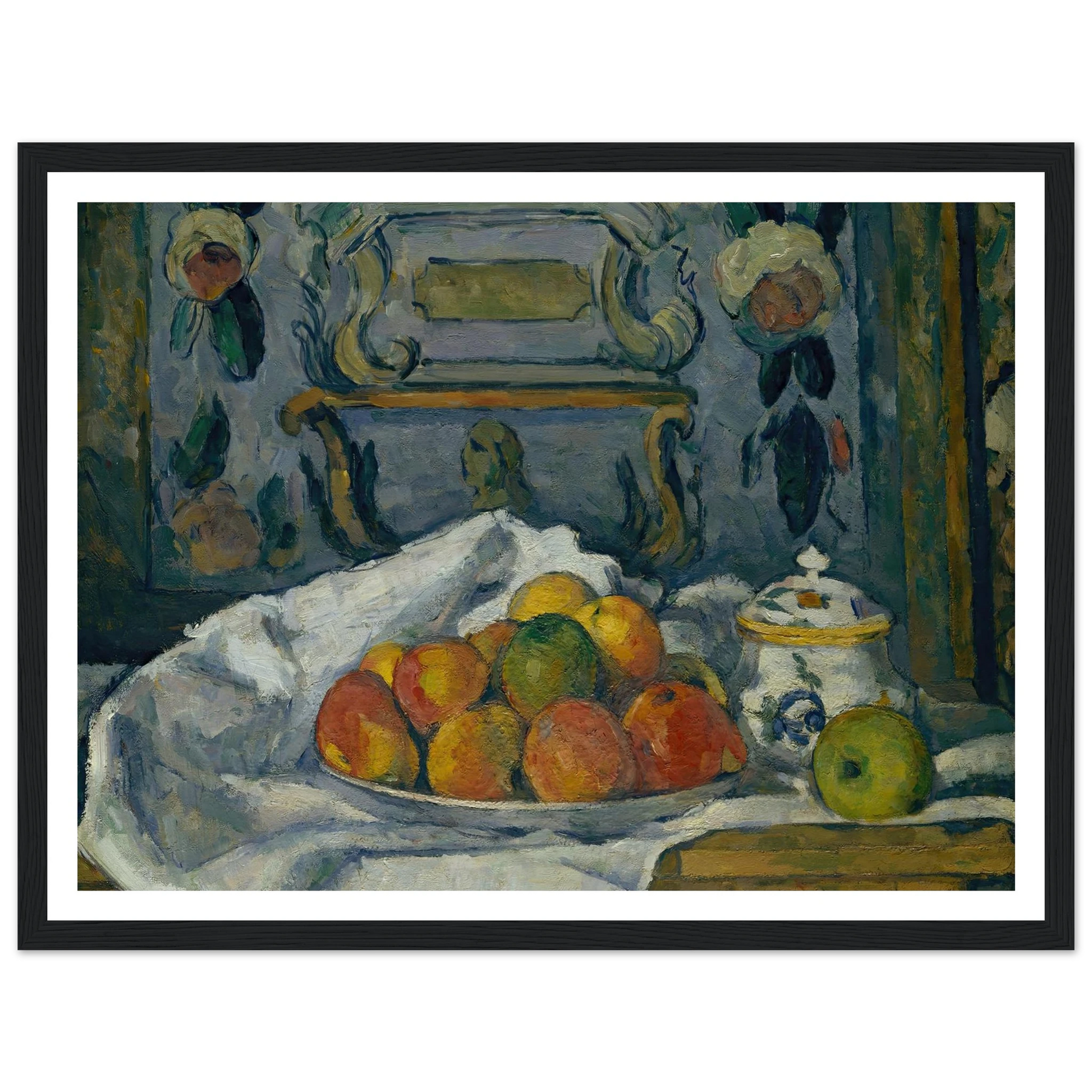Dish of Apples (ca. 1876–77) Art Print | Paul Cezanne-Quipham Collections