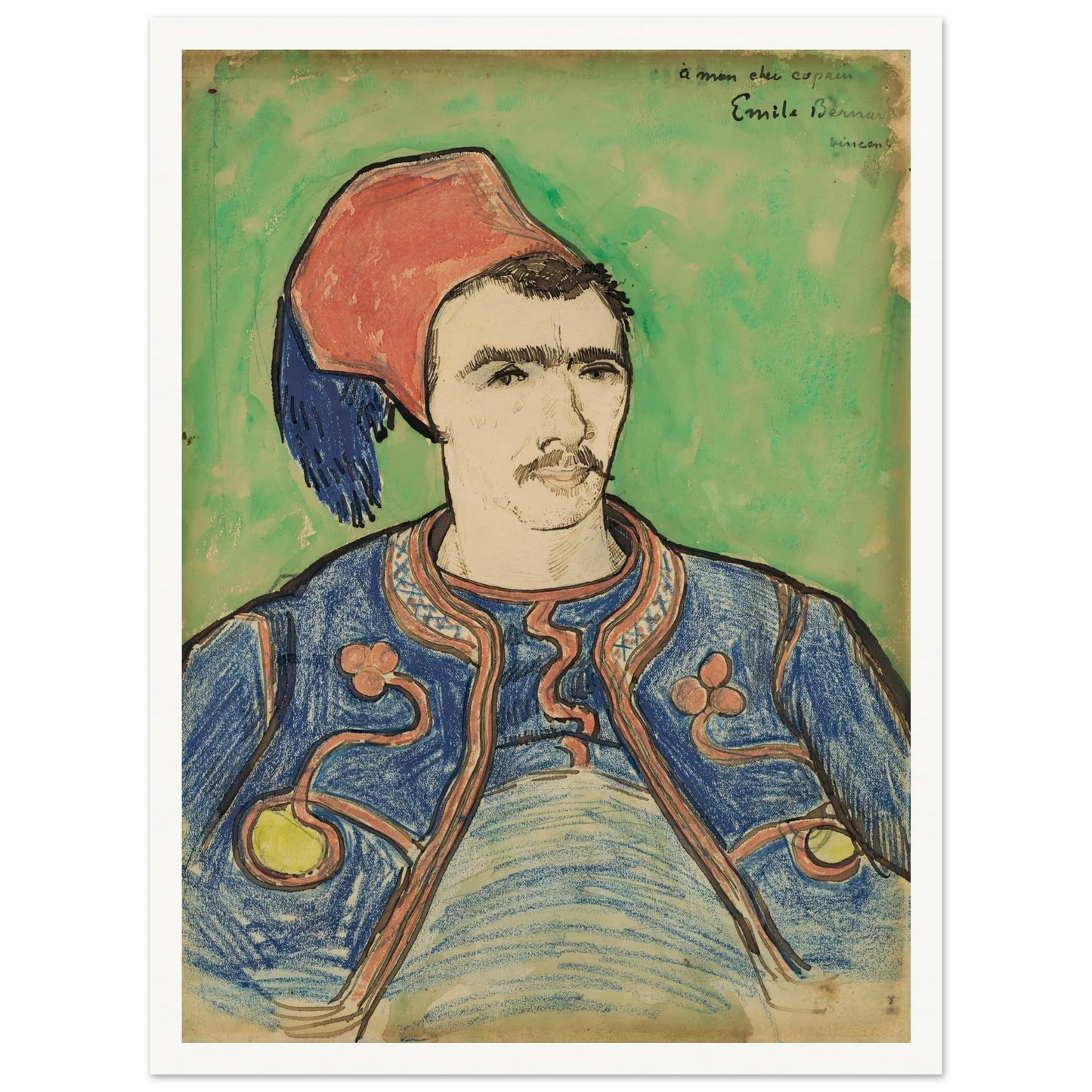 The Zouave (1888) Art Print | Vincent van Gogh-Quipham Collections