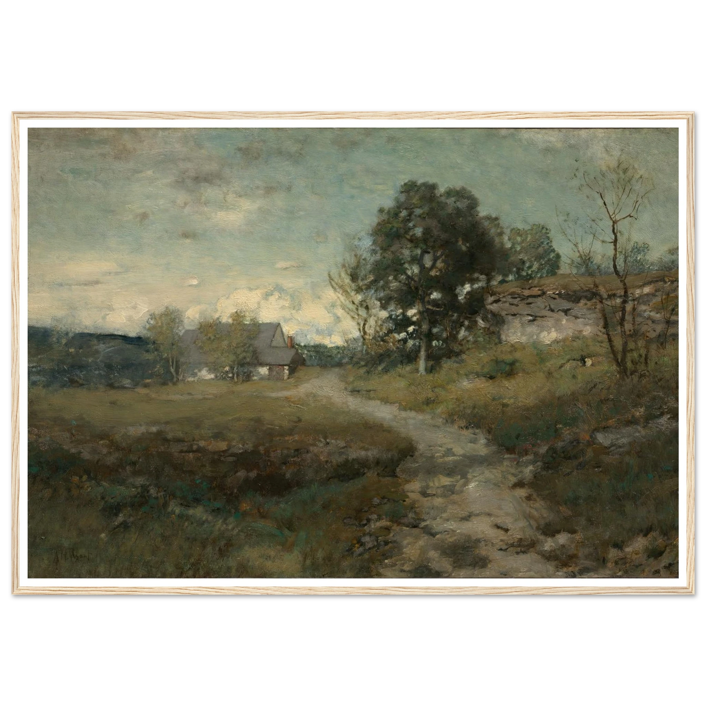 Arkville Landscape (1880s) Art Print | Alexander Helwig Wyant-Quipham Collections