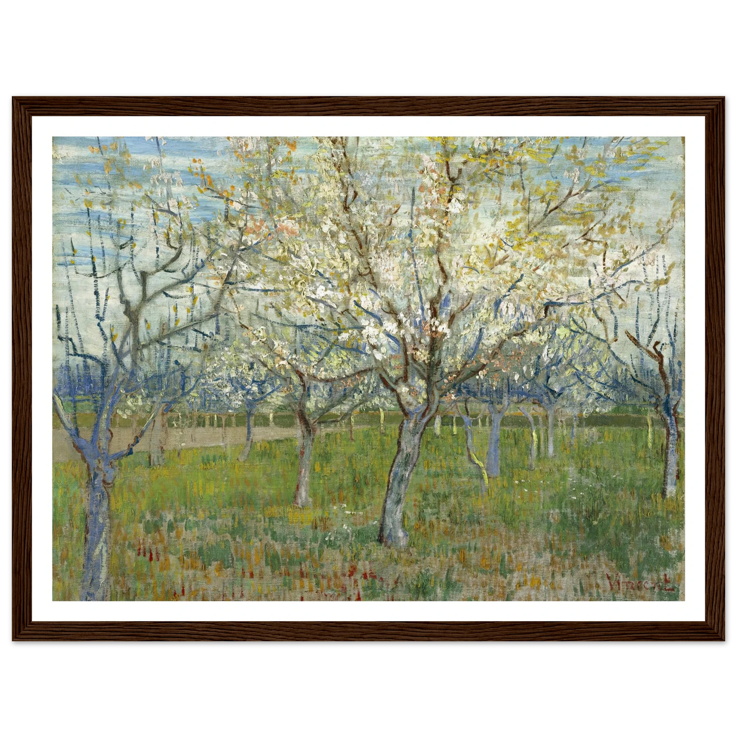 The Pink Orchard (1888) Art Print | Vincent van Gogh-Quipham Collections
