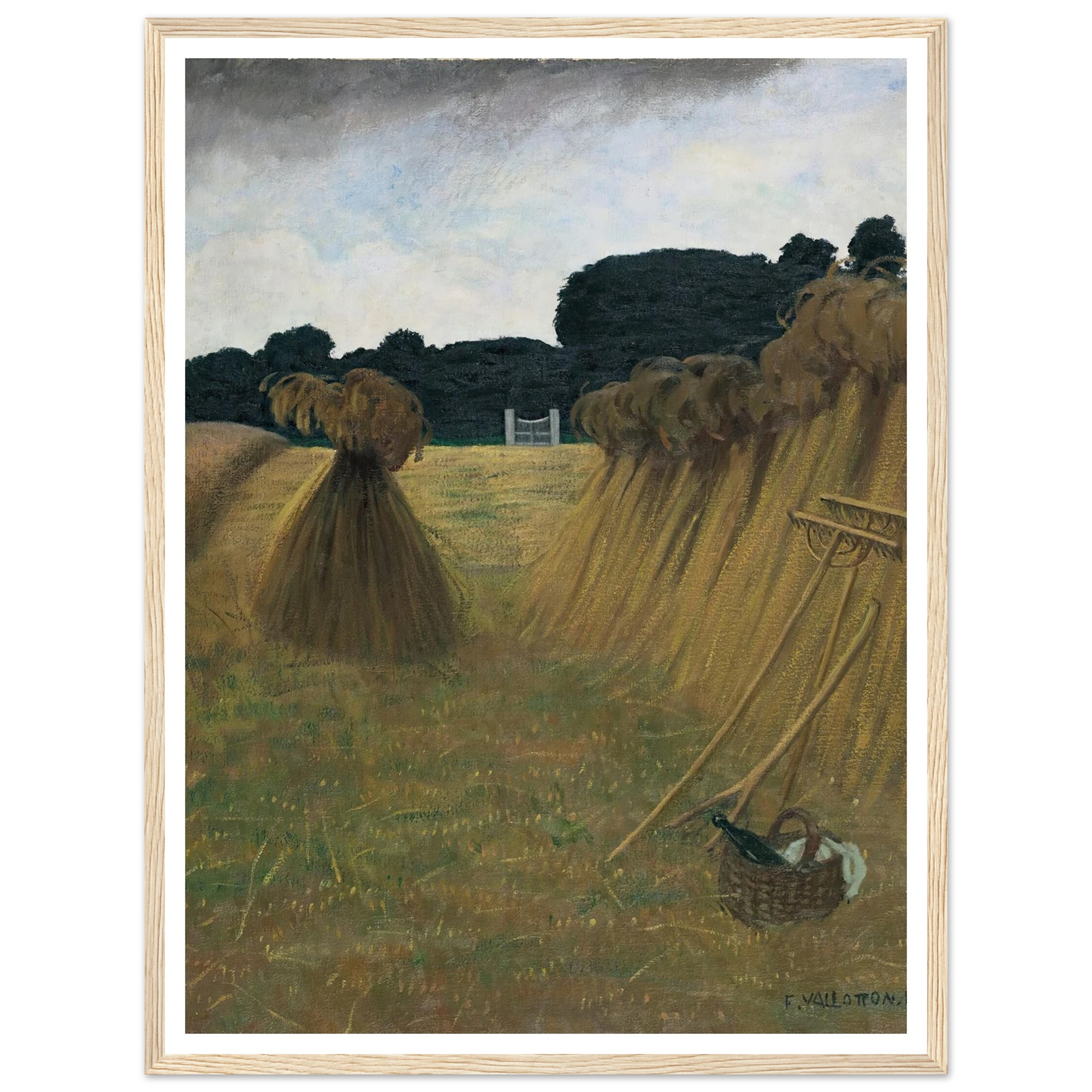 The Sheaves (1914) Art Print | Felix Vallotton-Quipham Collections