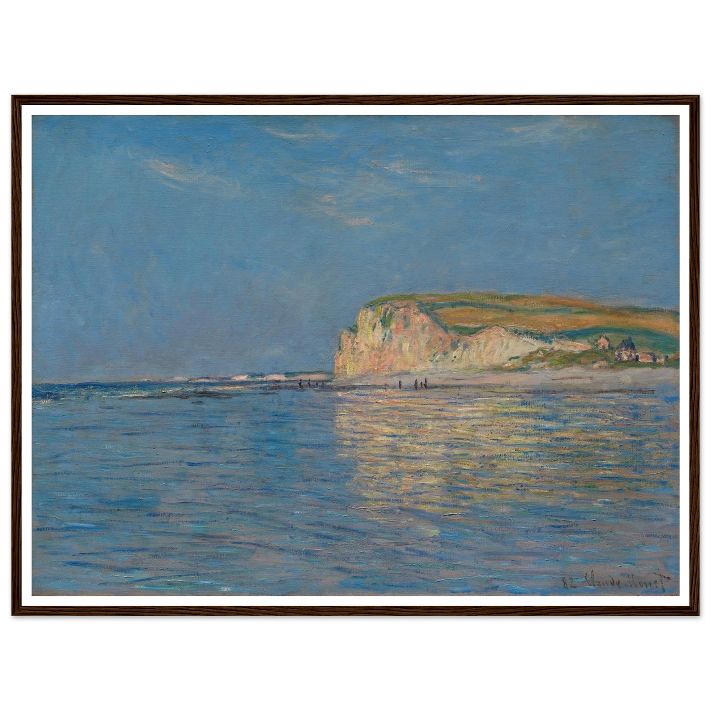 Low Tide at Pourville, near Dieppe, 1882 (1882) Art Print | Claude Monet-Quipham Collections