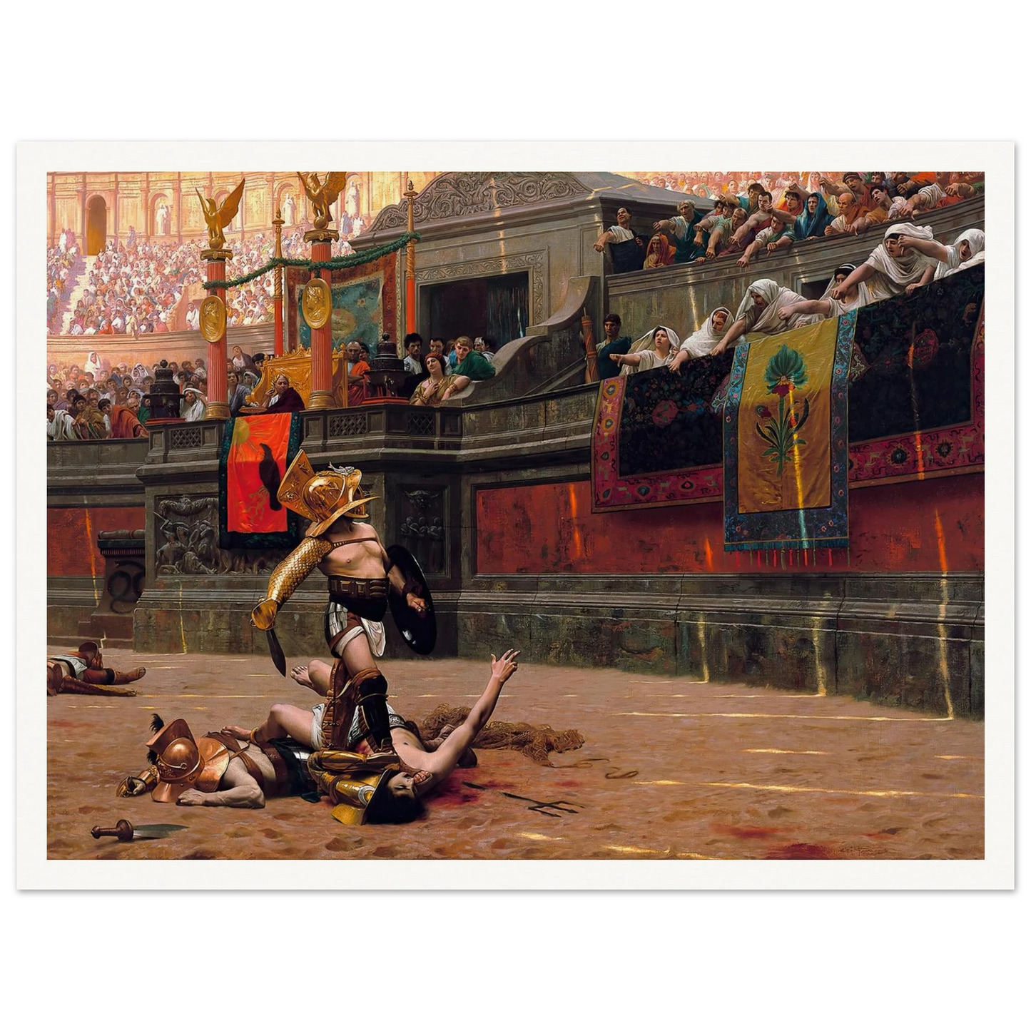 Pollice Verso (1872) Art Print | Jean Leon Gerome-Quipham Collections