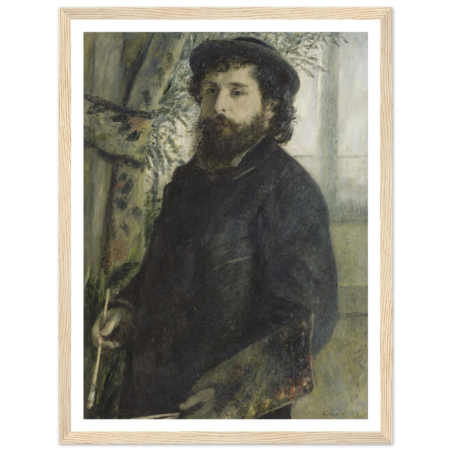 Claude Monet (1875) Art Print | Pierre Auguste Renoir-Quipham Collections